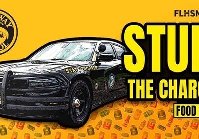 Florida Highway Patrol launches 'Stuff the Charger' food drive.
