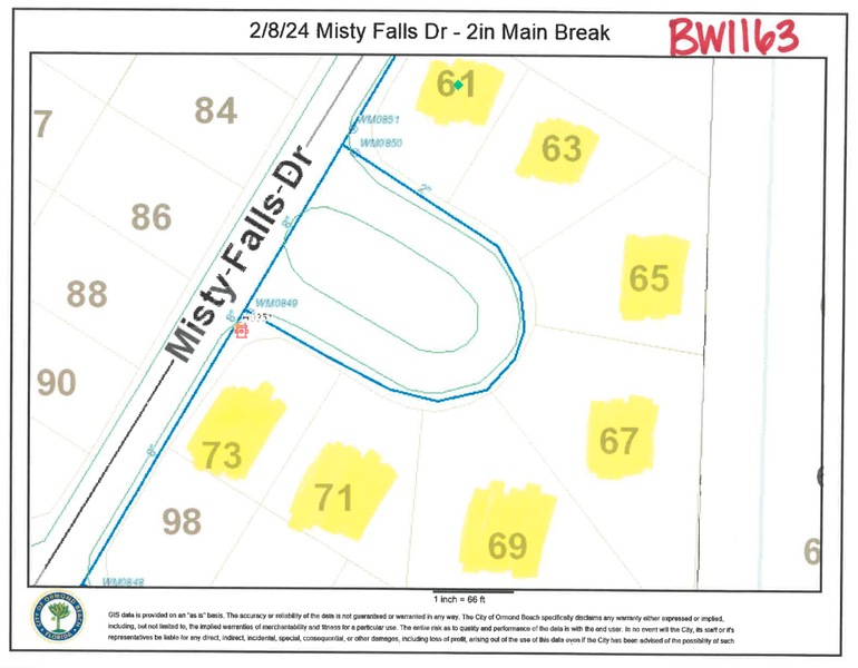 Boil Water Notice - Misty Falls Drive